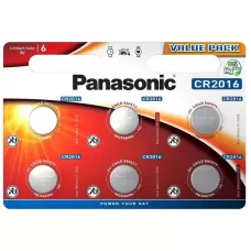 Батерия PANASONIC - PAN-BL-CR2016-6PK