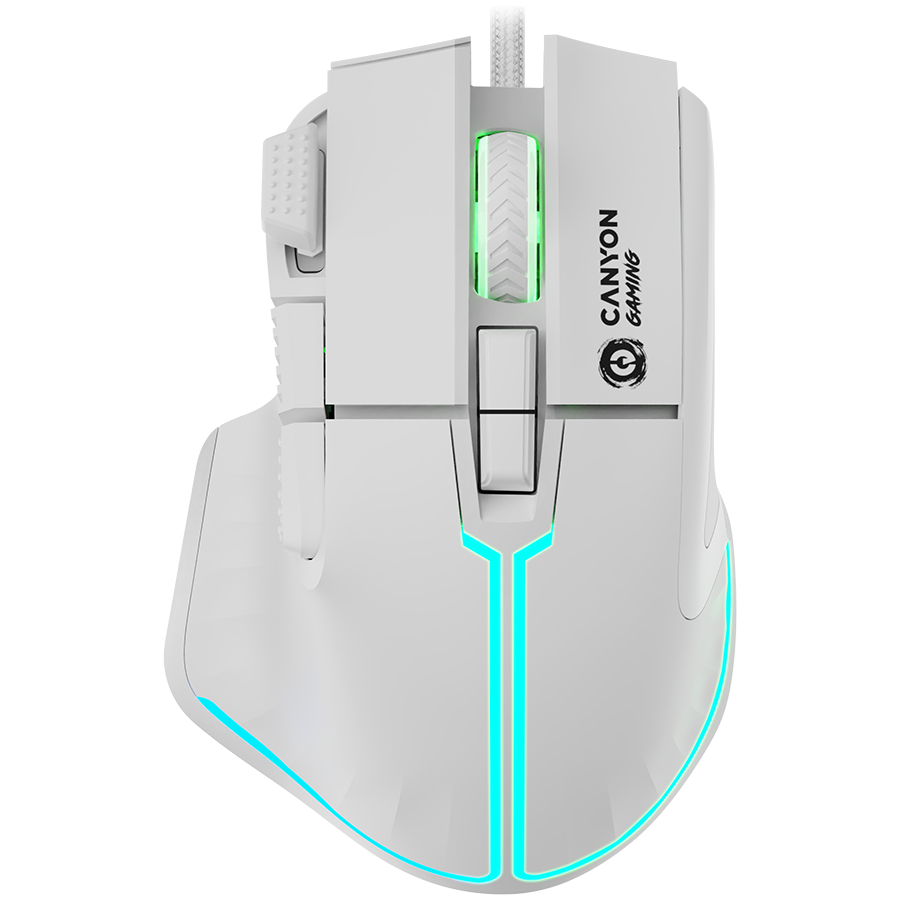 CANYON mouse Fortnax GM-636 RGB 9buttons Wired White 