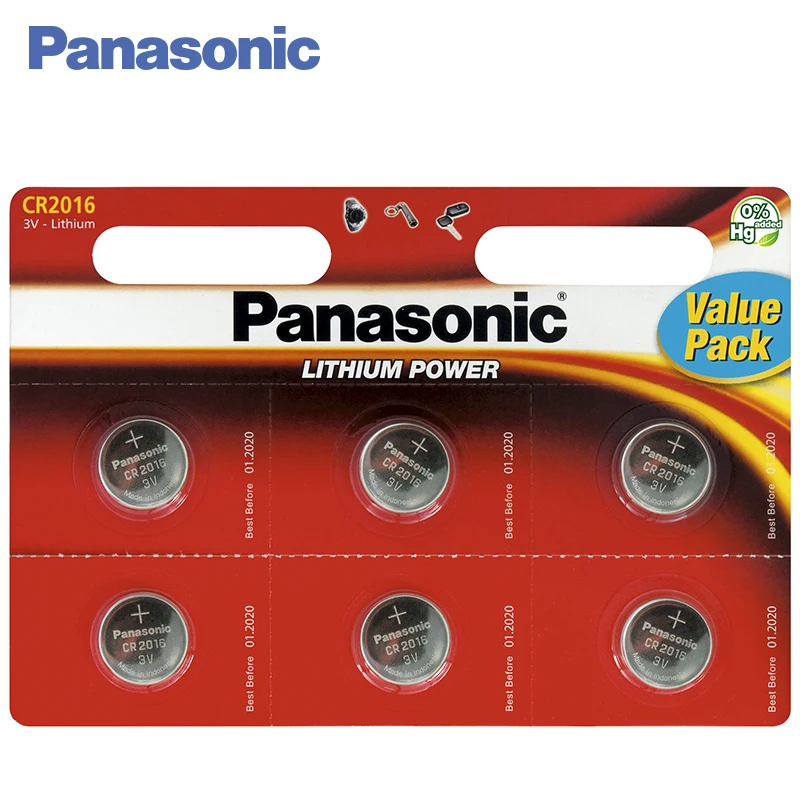 Батерия PANASONIC - CR-2016EL/6BP