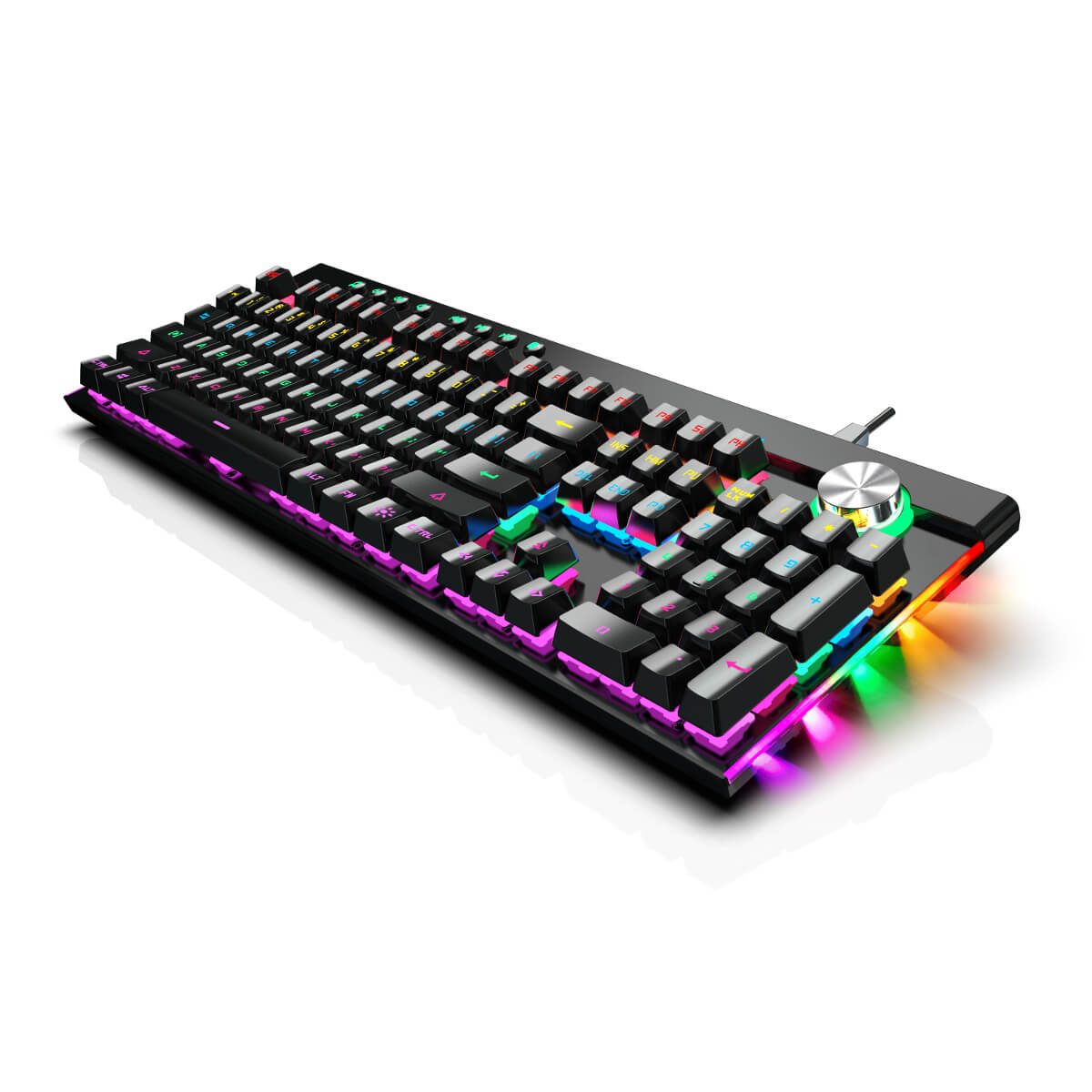 White Shark RONIN Black клавиатура, LED, черна 